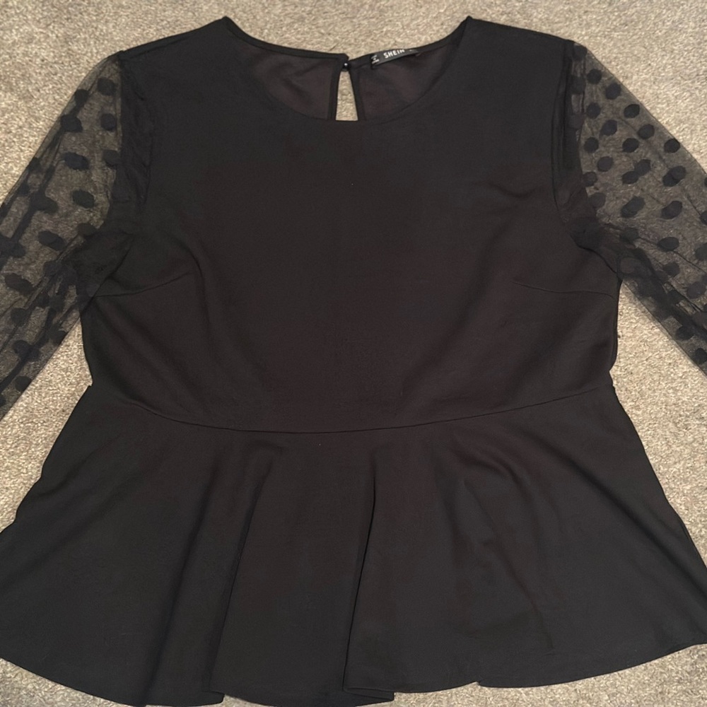 Shein Peplum Blouse